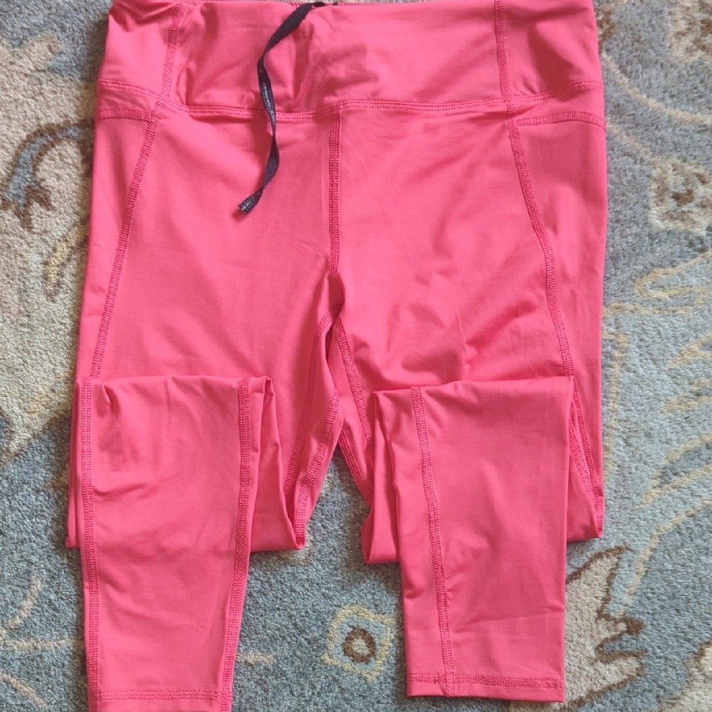 Virus Pink Leggings Stretchy Athletic Wear